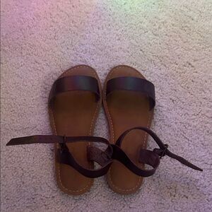 Brown Leather Sandals